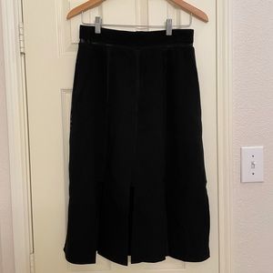 ABS Allen Schwartz black midi skirt